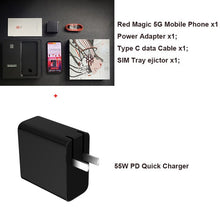 Load image into Gallery viewer, EU Version ZTE Nubia Red Magic 5G Gaming Phone 6.65" 8/12GB RAM 128/256GB ROM Snapdragon 865 Android10 NFC Dual SIM Mobile Phone
