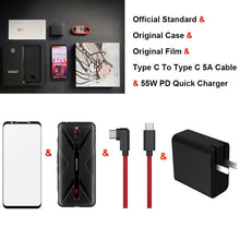 Load image into Gallery viewer, EU Version ZTE Nubia Red Magic 5G Gaming Phone 6.65" 8/12GB RAM 128/256GB ROM Snapdragon 865 Android10 NFC Dual SIM Mobile Phone