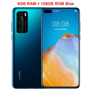 New Original Huawei P40 5G Mobile Phone 6.1 inch 8GB RAM 128GB ROM Kirin 990 Octa-core 50MP Ultra Version Camera NFC Smartphone