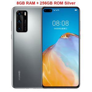 New Original Huawei P40 5G Mobile Phone 6.1 inch 8GB RAM 128GB ROM Kirin 990 Octa-core 50MP Ultra Version Camera NFC Smartphone